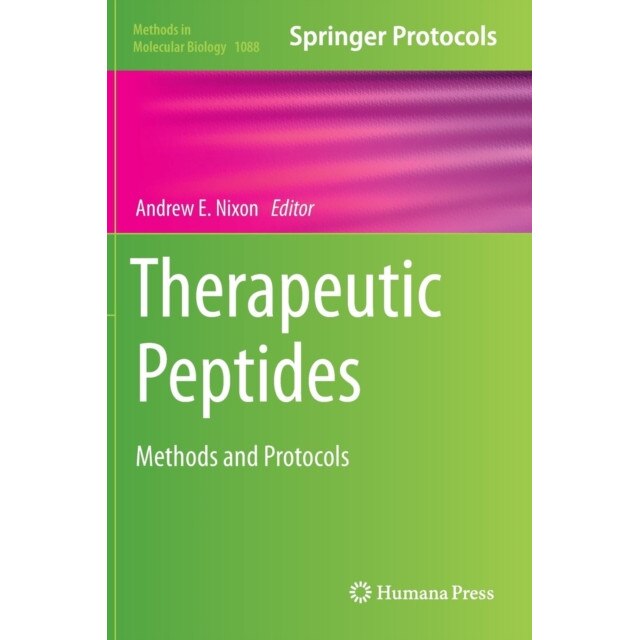Therapeutic Peptides de Andrew E. Nixon [Hardback]