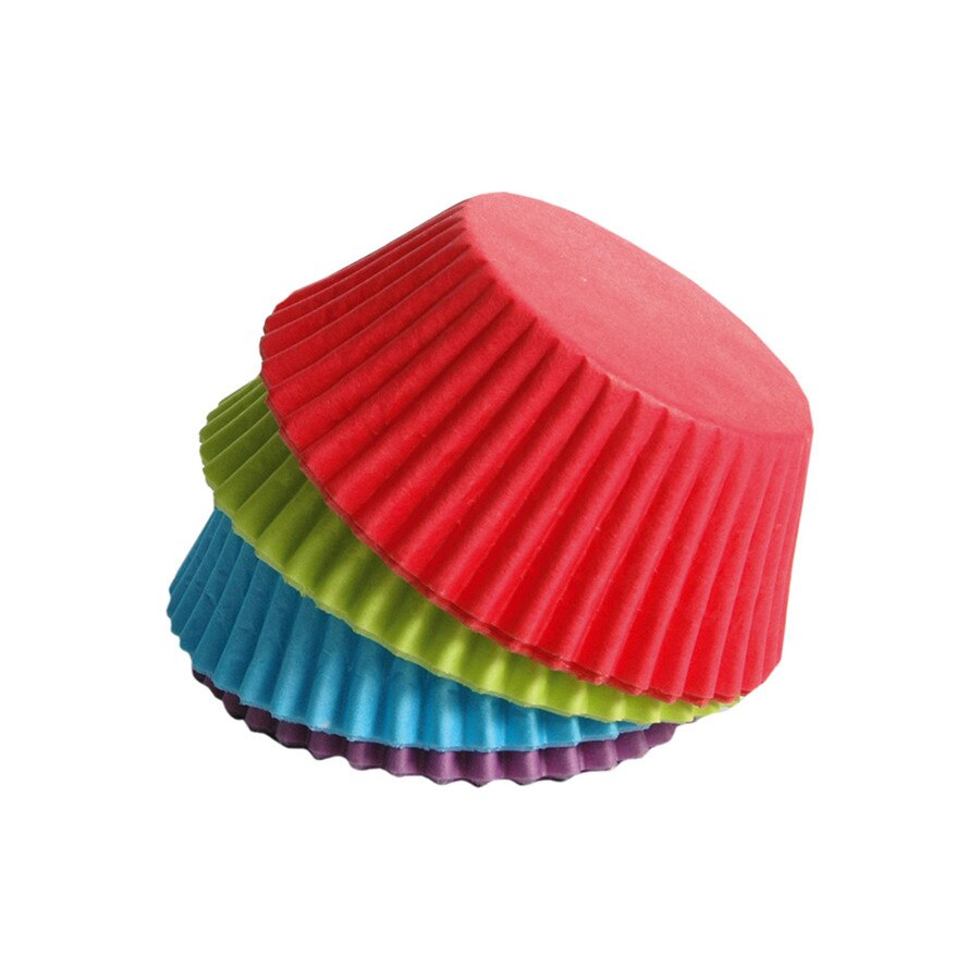 Hartie muffin color 3,5x7cm, 80 buc/set