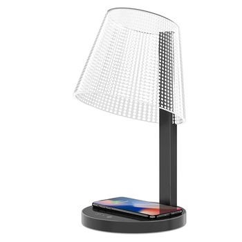 Lampa iHunt 2 in 1 cu Incarcare Wireless si setare nivel Luminozitate Lampa iHunt 2 in 1 cu Incarcare Wireless si setare nivel Luminozitate