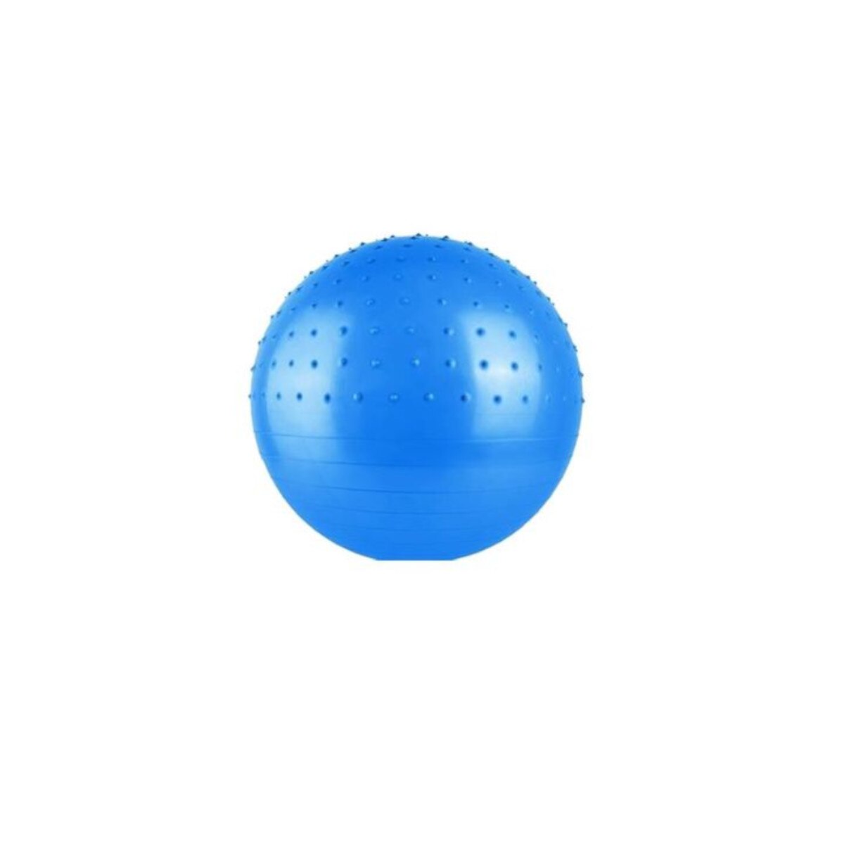Minge fitness 2 in 1, Iso Trade, gimnastica si masaj, 75 cm diametru, culoare albastra