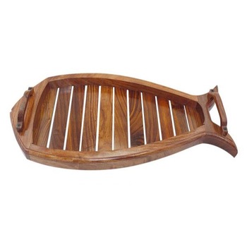 Tava marina Sea Club din lemn ,model peste, 47x25.5x5.5cm Tava marina Sea Club din lemn ,model peste, 47x25.5x5.5cm