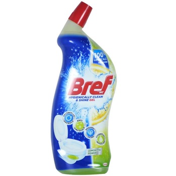 Dezinfectant Gel pentru WC Bref Lemonitta Power, 700 ml, Parfum de Lamaie, Detergenti pentru Toaleta, Solutie Dezinfectanta pentru Curatenie Dezinfectant Gel pentru WC Bref Lemonitta Power, 700 ml, Parfum de Lamaie, Detergenti pentru Toaleta, Solutie Dezinfectanta pentru Curatenie
