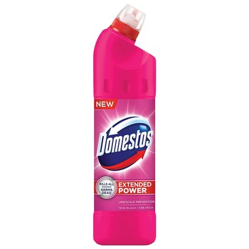 Set 4 bucati Domestos Dezinfectant, inalbitor, anticalcar ,roz, 750 ml Set 4 bucati Domestos Dezinfectant, inalbitor, anticalcar ,roz, 750 ml