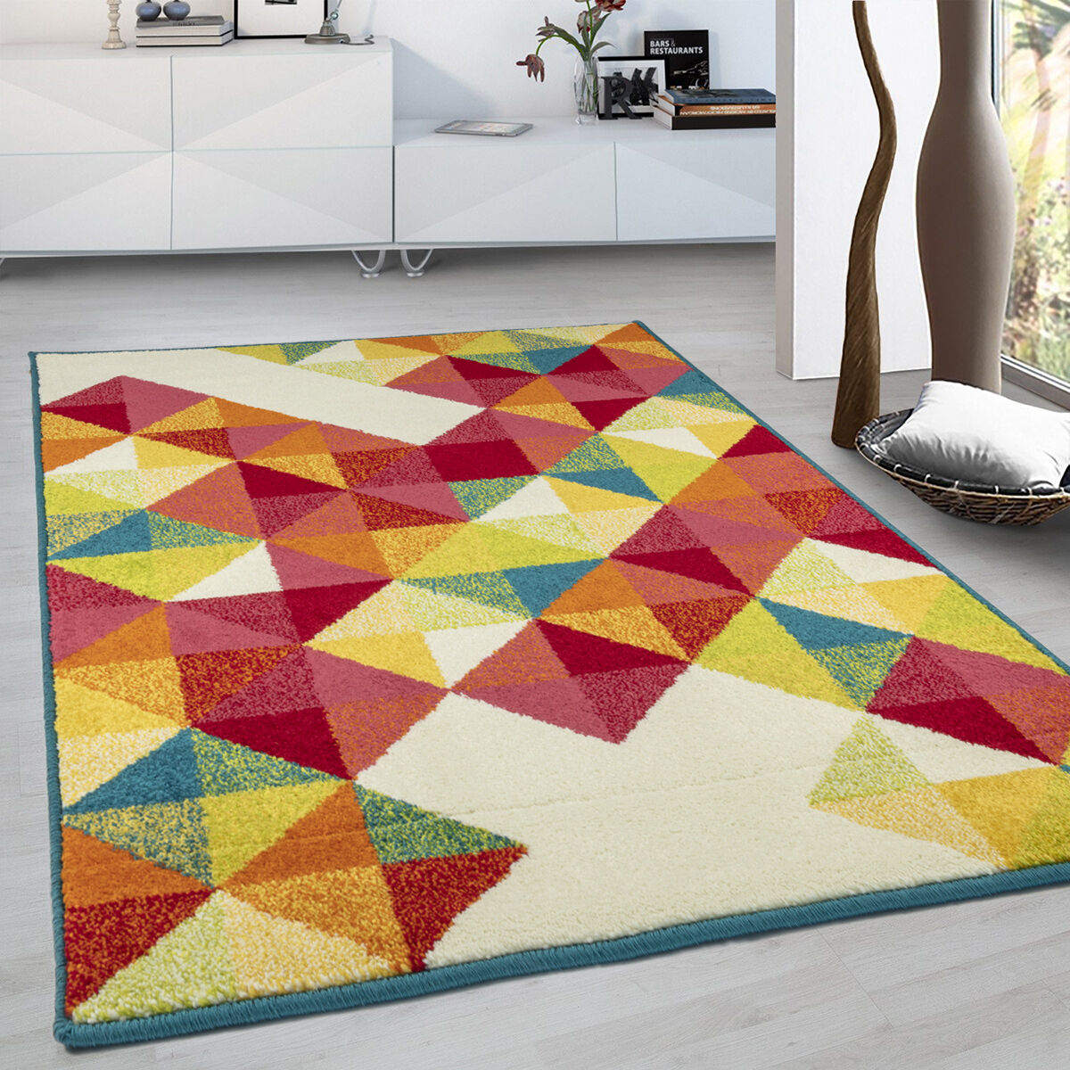 Covor Modern & Geometric Alexia, Multicolor, 67x120 cm, C116-030310