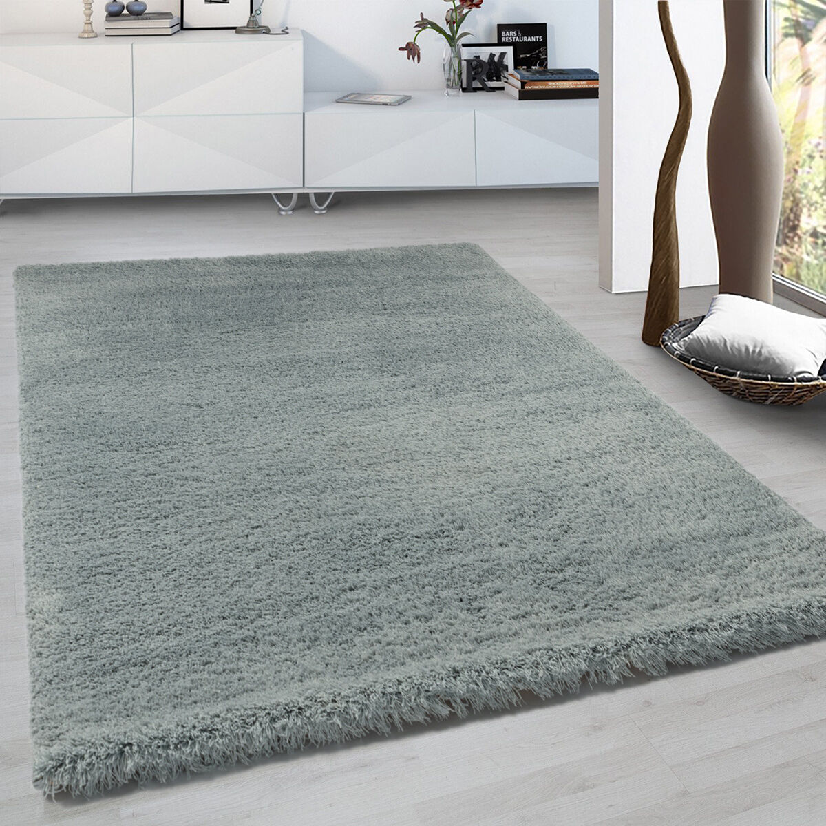 Covor Unicolor Amaia, Albastru, 160x235 cm, C97-032602