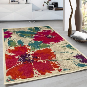Covor Floral Milana, Multicolor, 67x120 cm, C116-032221 Covor Floral Milana, Multicolor, 67x120 cm, C116-032221