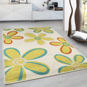 Covor Floral Malvina, Verde, 67x120 cm, C116-032220 Covor Floral Malvina, Verde, 67x120 cm, C116-032220