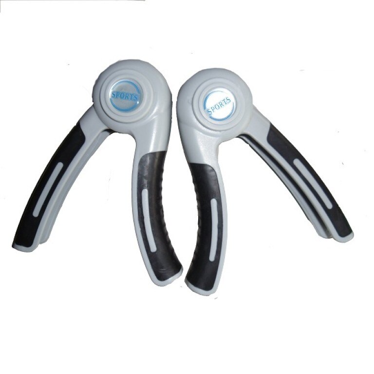 Set doi flexori cu arc KF-002, K fit, Fitness, Gri/Negru