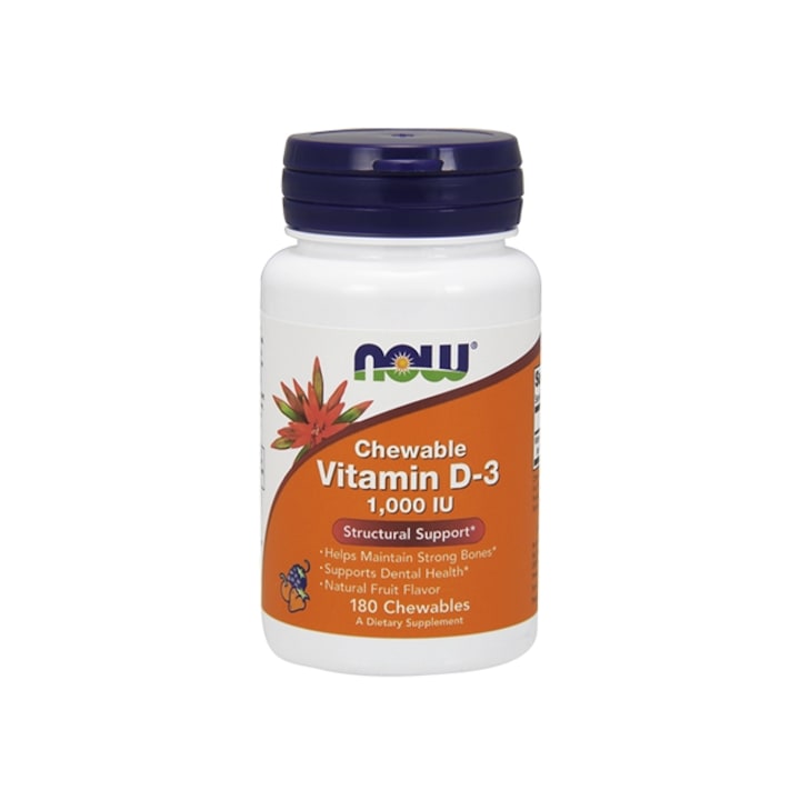 Vitamin D-3 NOW 180 Chewables