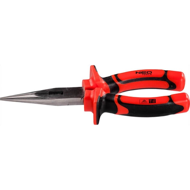 Cleste cu varf lung, plat 1000V, 200mm Neo 01-065