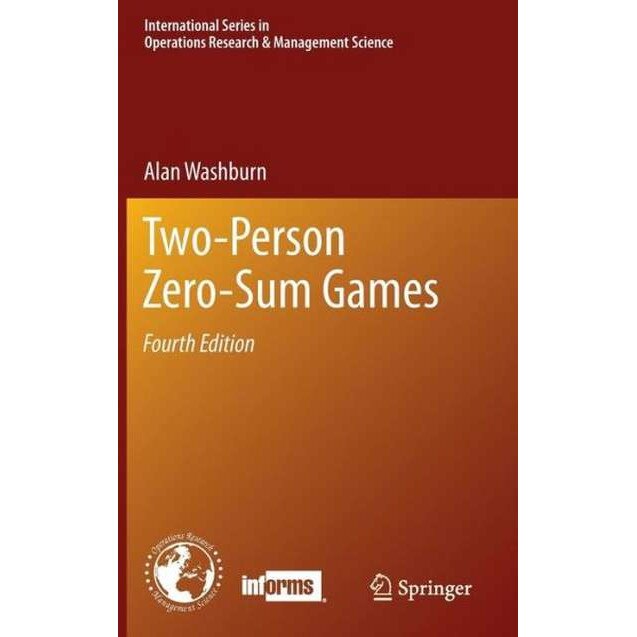 Two-Person Zero-Sum Games de Alan Washburn