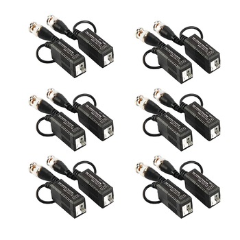 Set 12 Video Balun pasiv AKU, cu transmisie CLEAR HD, HDCVI/HDTVI/AHD 250-600m, prindere cu Clip, Protectie interferente si descarcari Electrice pentru CCTV AK3122 Set 12 Video Balun pasiv AKU, cu transmisie CLEAR HD, HDCVI/HDTVI/AHD 250-600m, prindere cu Clip, Protectie interferente si descarcari Electrice pentru CCTV AK3122