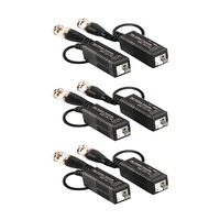 set 6 video balun pasiv aku cu transmisie clear hd hdcvihdtviahd 250-600m prindere cu clip protectie interferente si descarcari electrice pentru cctv ak3122 imagen 15_0_
0