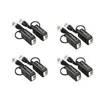 set 8 video balun pasiv aku cu transmisie clear hd hdcvihdtviahd 250-600m prindere cu clip protectie interferente si descarcari electrice pentru cctv ak3122 imagen 17_0_
0