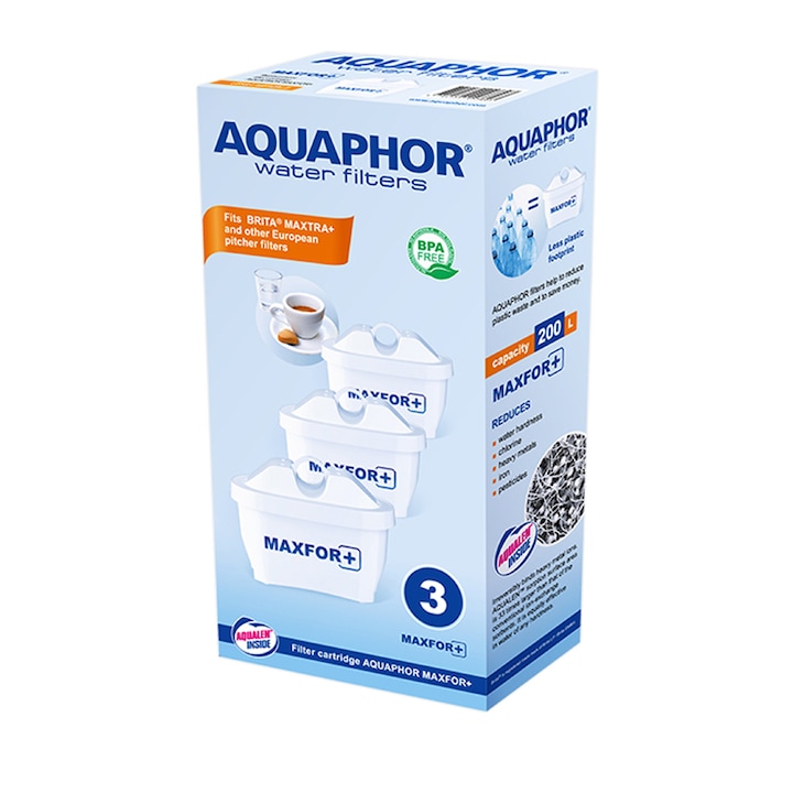 Aquaphor Maxfor+ szűrőpatron készlet, 3 db