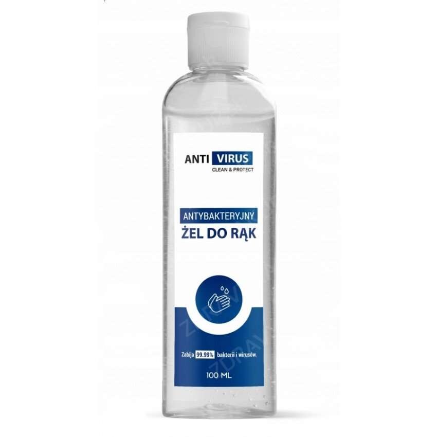 Gel antibacterian pentru maini Anti Virus, 80% Ethanol, 100 ml
