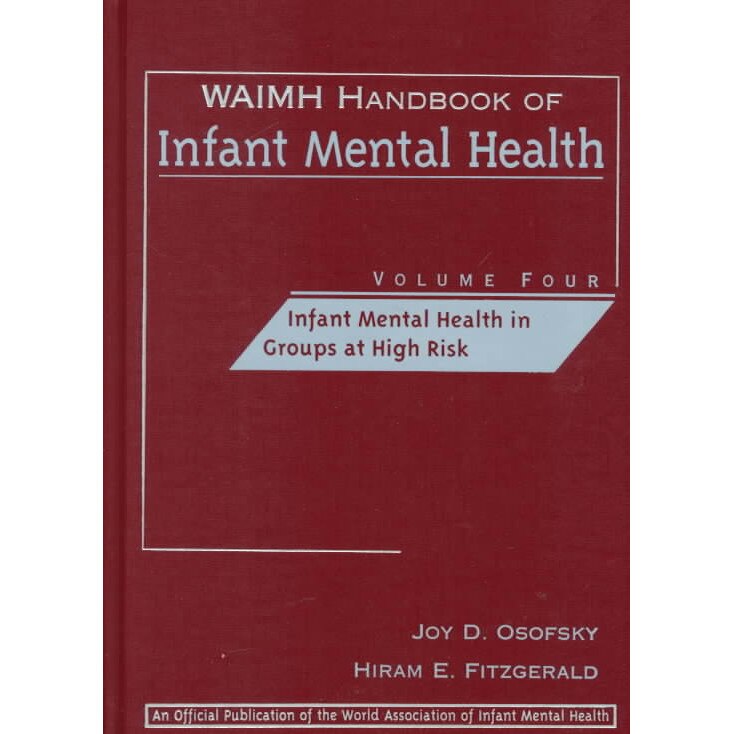WAIMH Handbook of Infant Mental Health de JD Osofsky [Hardback] 13/01/00