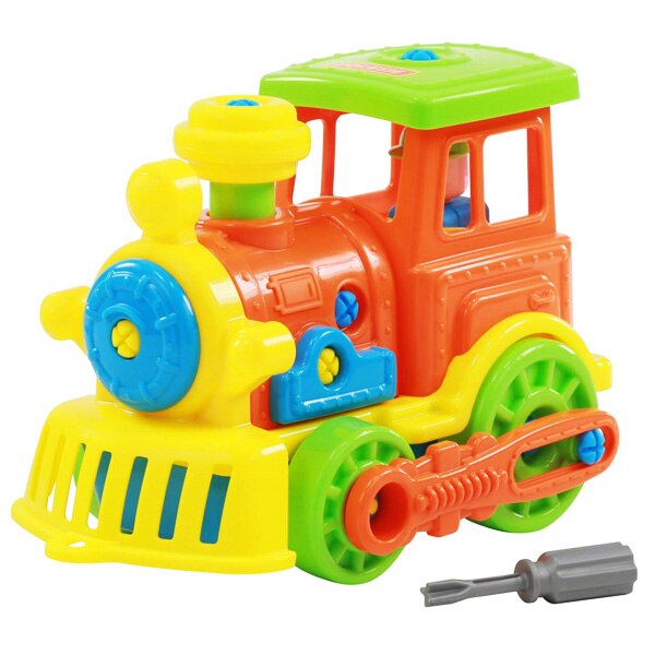 Locomotiva demontabila , Polesie , 28x16x18 cm , Robentoys