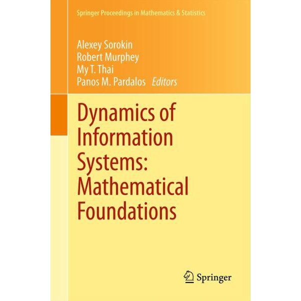 Dynamics of Information Systems: Mathematical Foundations de Alexey Sorokin