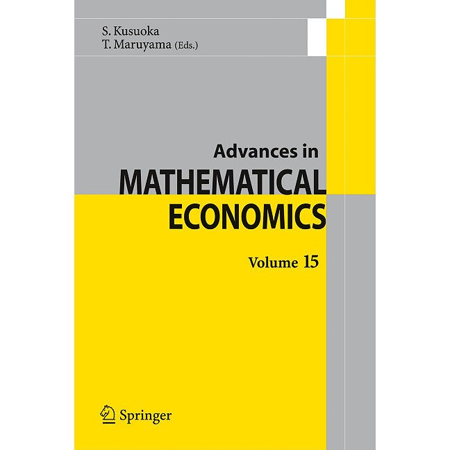 Advances in Mathematical Economics Volume 15 de Shigeo Kusuoka