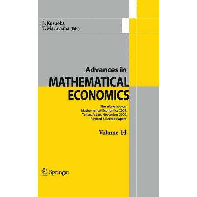 Advances in Mathematical Economics Volume 14 de Shigeo Kusuoka