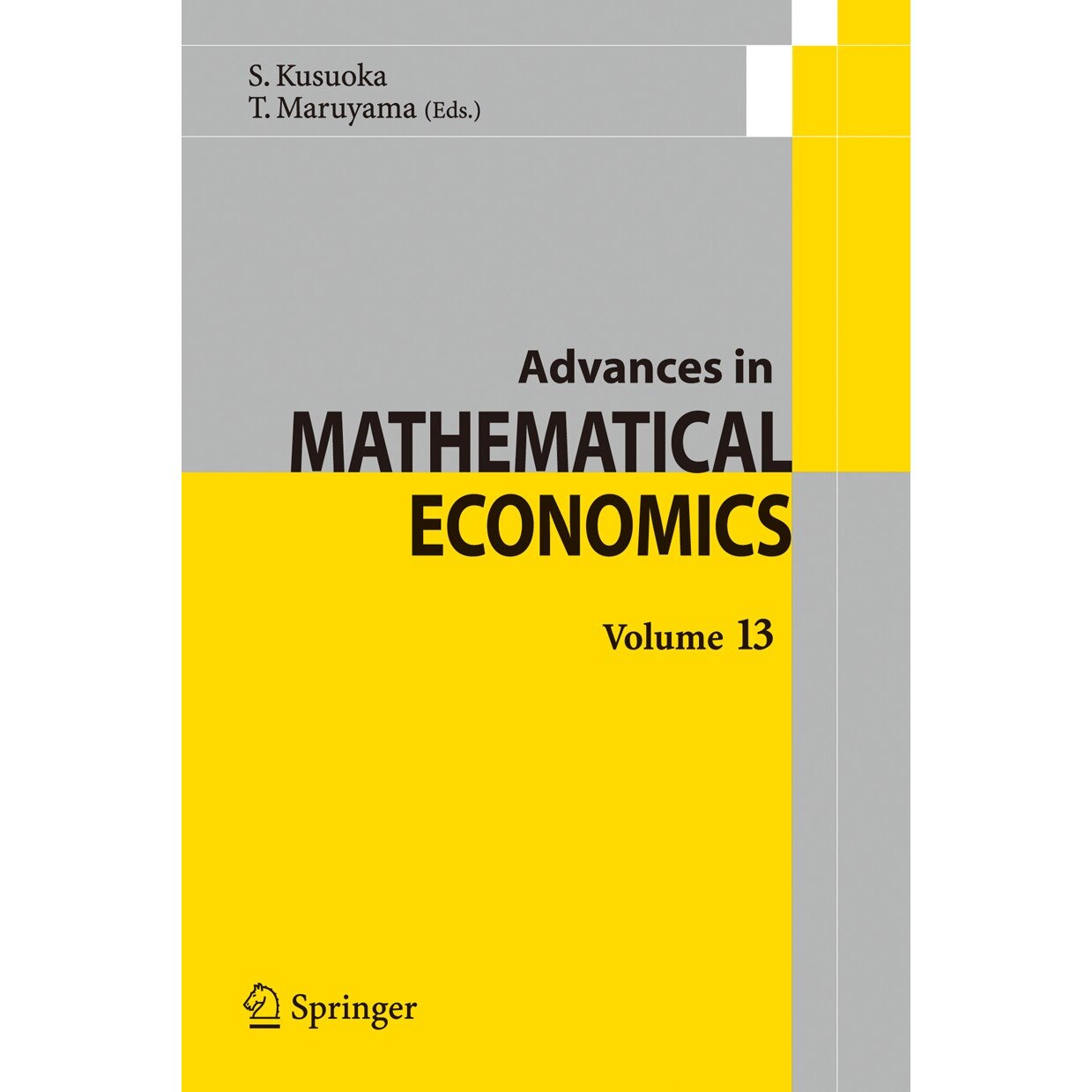 Advances in Mathematical Economics Volume 13 de Shigeo Kusuoka