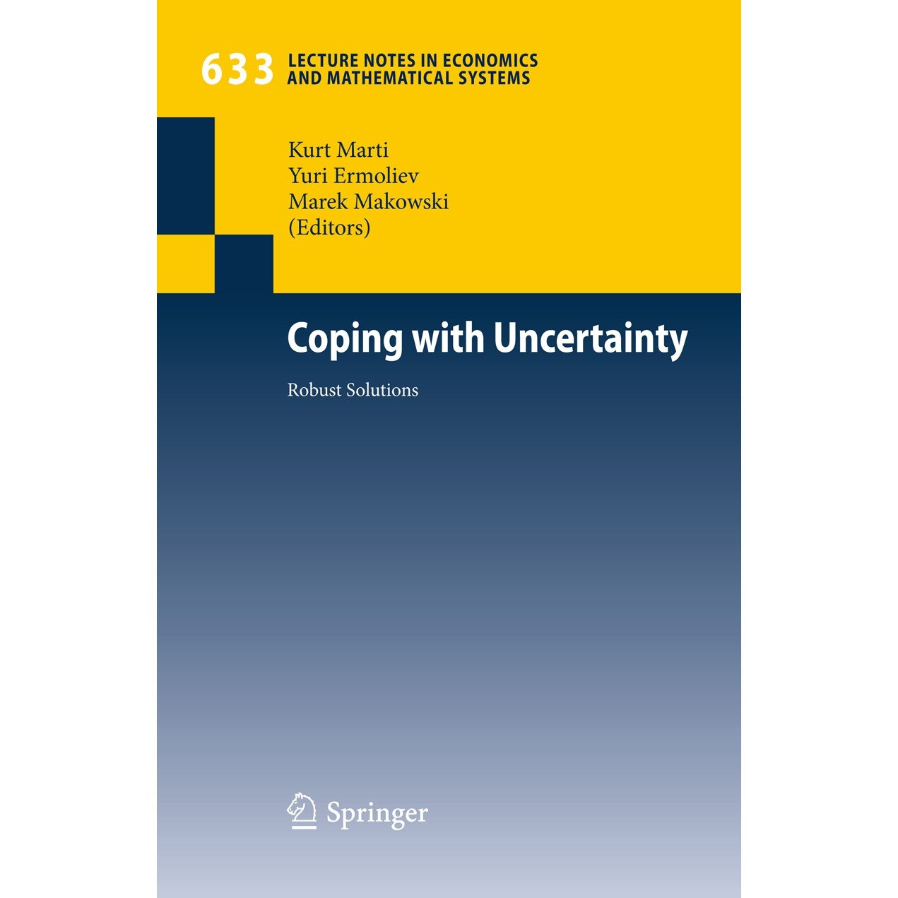 Coping with Uncertainty de Kurt Marti