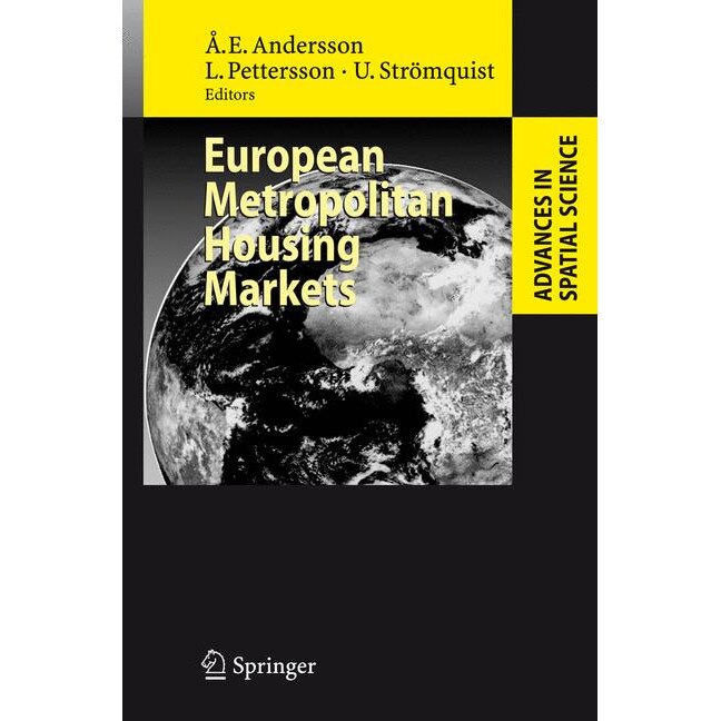 European Metropolitan Housing Markets de Ake E. Andersson