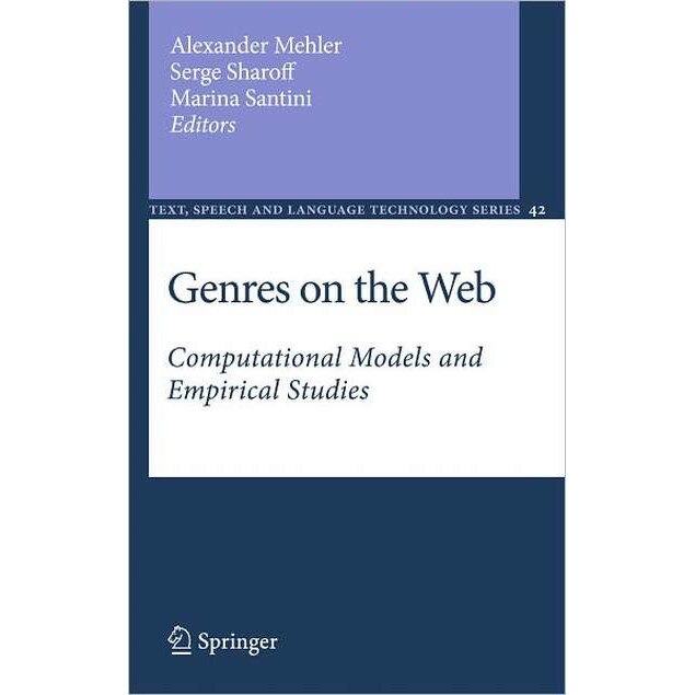 Genres on the Web de Alexander Mehler