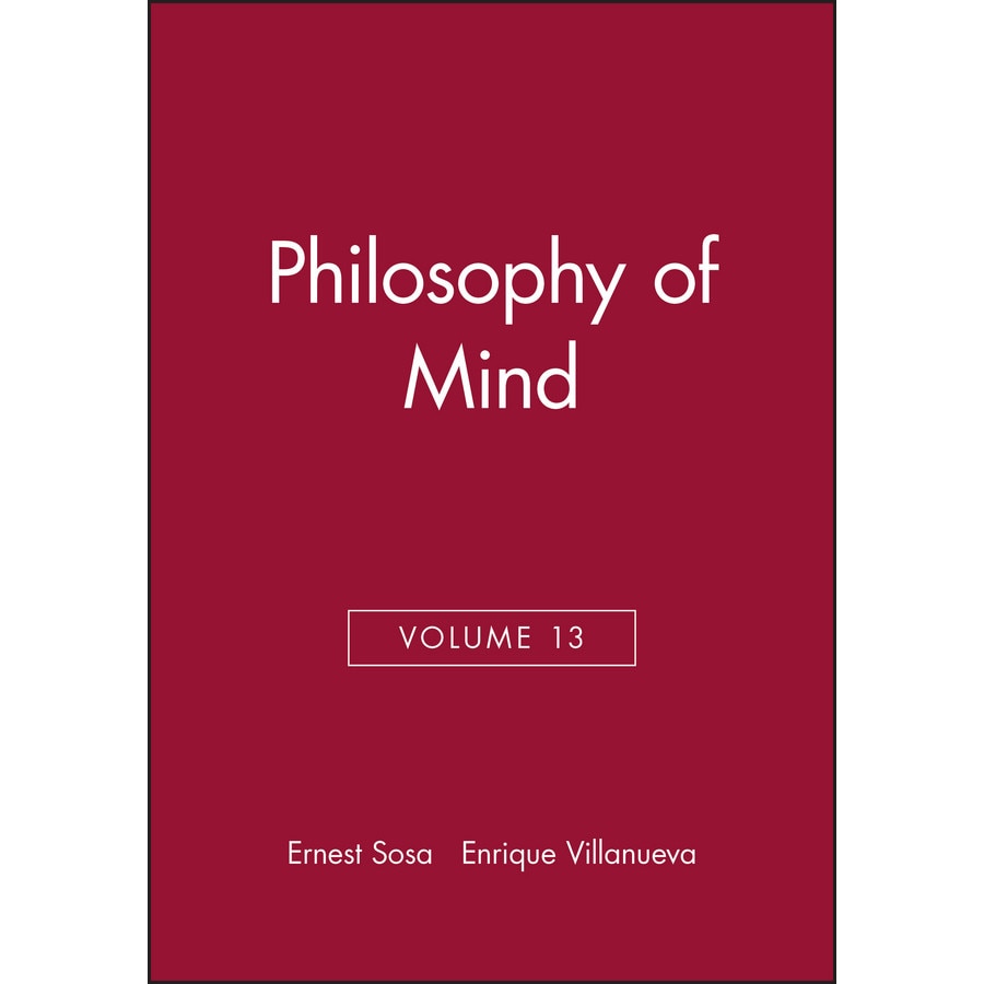 Philosophy of Mind de Ernest Sosa [Paperback]