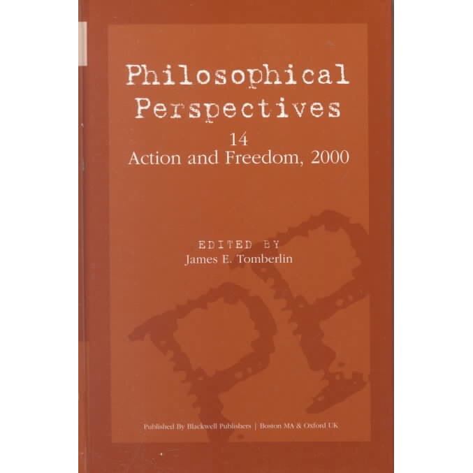 Action and Freedom, Volume 14 de James Tomberlin [Hardback]