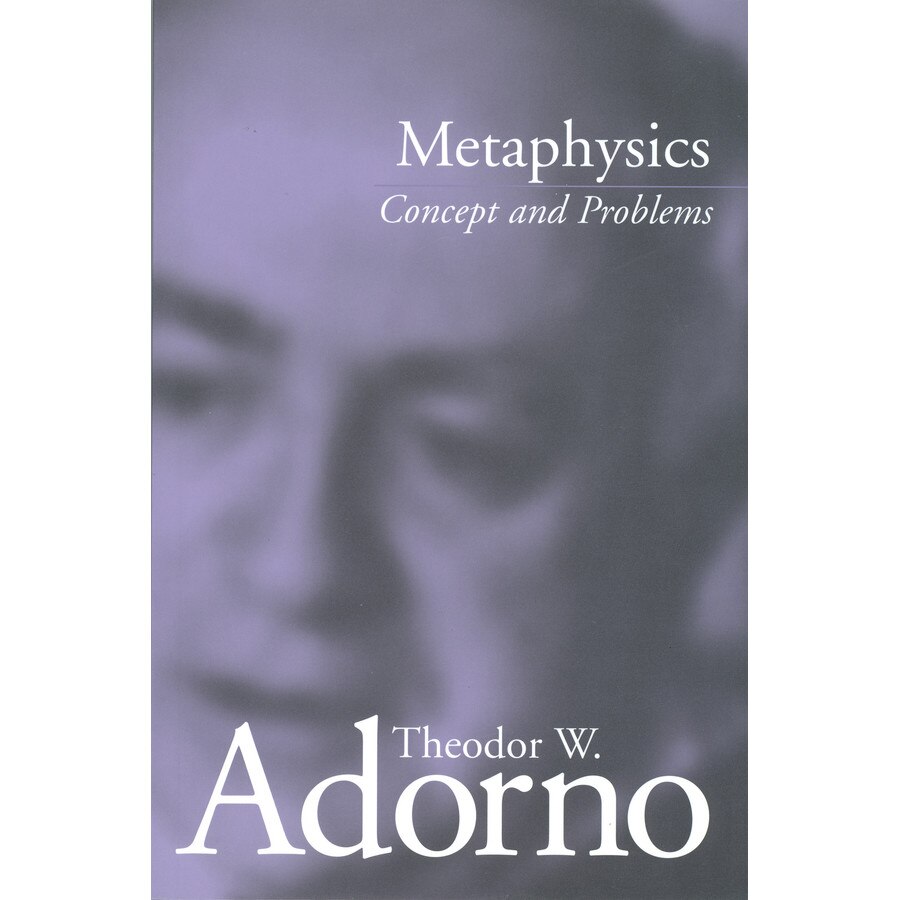 Metaphysics de Theodor W. Adorno [Hardback]