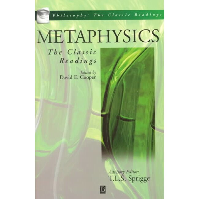 Metaphysics de David E. Cooper [Paperback]