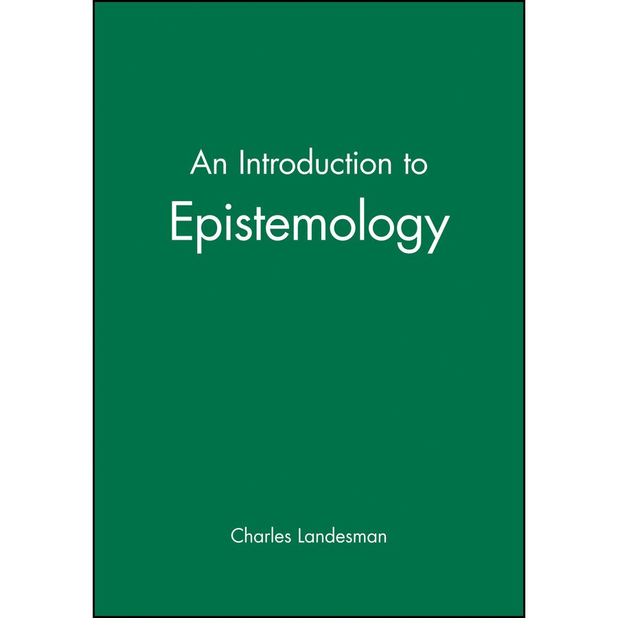 An Introduction to Epistemology de Charles Landesman [Hardback]
