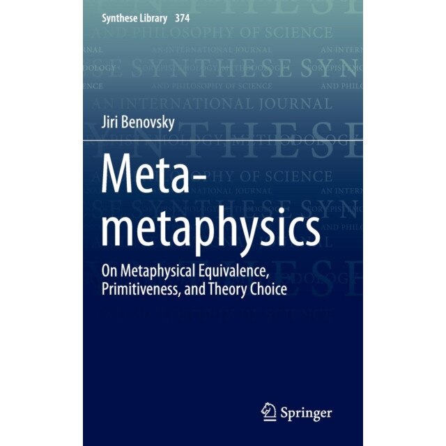 Meta-metaphysics de Jiri Benovsky