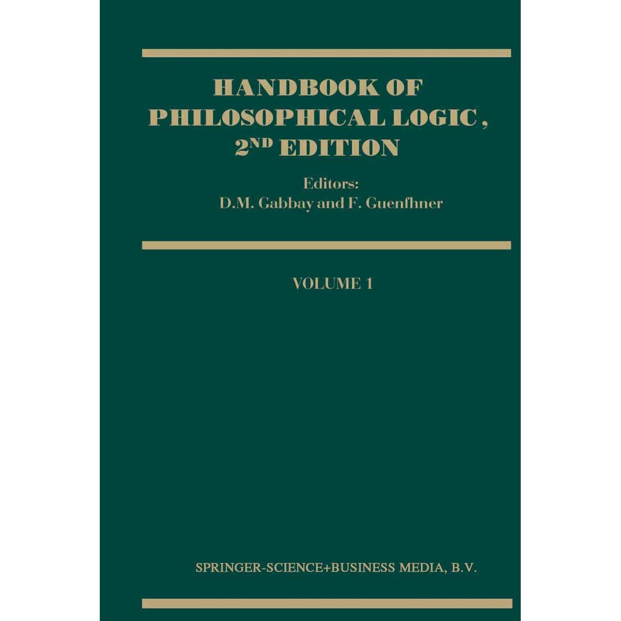 Handbook of Philosophical Logic de Dov M. Gabbay