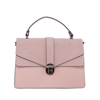 Poseta dama,piele,Toro Nero,Cristor pale pink Poseta dama,piele,Toro Nero,Cristor pale pink