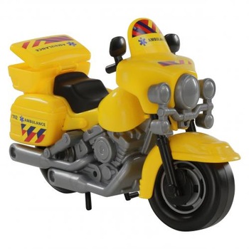 Motocicleta salvare , Polesie , 27x12x19 cm , Robentoys Motocicleta salvare , Polesie , 27x12x19 cm , Robentoys