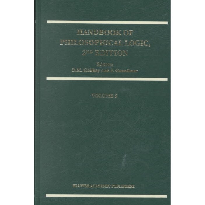 Handbook of Philosophical Logic de Dov M. Gabbay [Hardback] 31/01/02