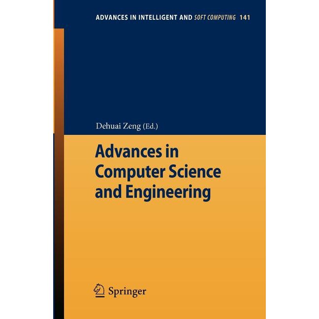 Advances in Computer Science and Engineering de Dehuai Zeng