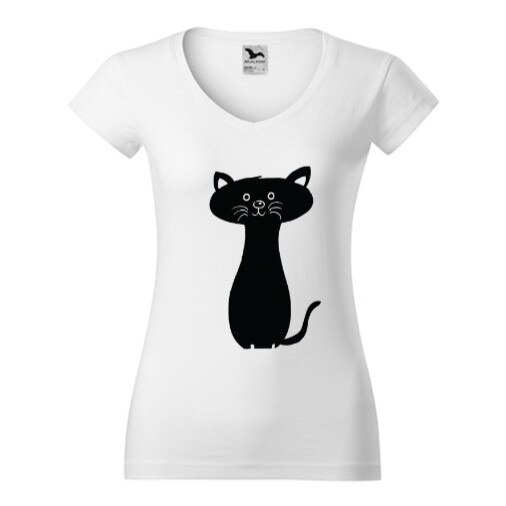 Tricou Femei, Guler V, personalizat 