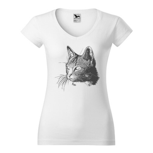 Tricou Femei, Guler V, personalizat 