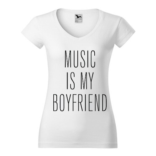 Tricou Femei, Guler V, personalizat 