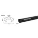 Bare transversale Menabo Delta Black pentru Alfa Romeo 155, 4 usi, model 1992-1998