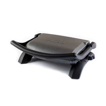 Grill electric Grillo, placi tip grill antiaderente, 3 nivele de temperatura, termostat, 1800W, Negru Grill electric Grillo, placi tip grill antiaderente, 3 nivele de temperatura, termostat, 1800W, Negru