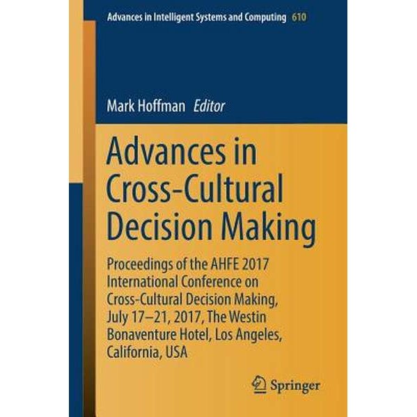 Advances in Cross-Cultural Decision Making de Mark Hoffman