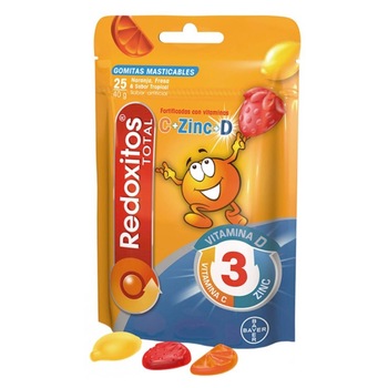 Jeleuri cu vitamina C 30 mg Redoxitos Triple Action, 25 bucati Jeleuri cu vitamina C 30 mg Redoxitos Triple Action, 25 bucati