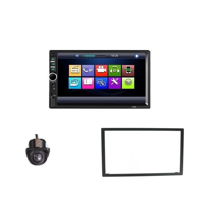 Pachet Dvd Auto cu Rama Adaptoare si Camera spate Dome, Phone Link (Mirror), 4 x 60, Bt