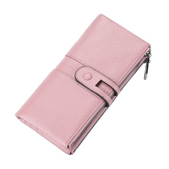 Portofel dama din piele naturala BTG-925, Roz Portofel dama din piele naturala BTG-925, Roz