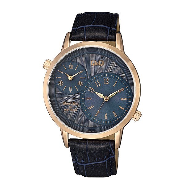 Ceas barbatesc Q&Q QZ22J115Y, Dual Time Blue